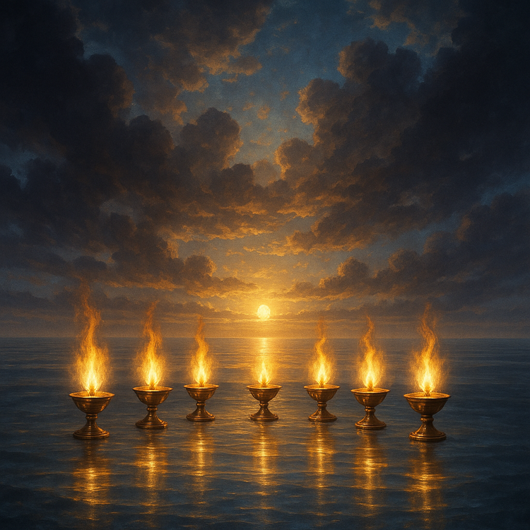 The Seven Lamps and the Sea of Glass